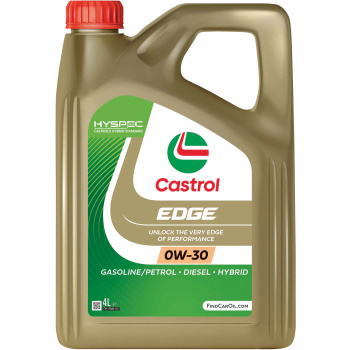 Castrol Edge Titanium 0W-30 Motorolja Dunk 4 l