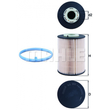 MAHLE ORIGINAL Drivstoffilter KX 393D
