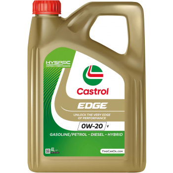 Castrol Edge V 0W-20 Motorolja Dunk 4 l