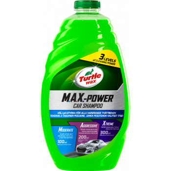 Turtle Wax Max-power car shampoo - Bilschampo 1.42 l