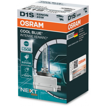 Osram Xenarc Cool Blue Intense (Next Gen) - Xenonlys D1S 35W 85 V 1-pakning