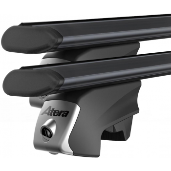 Atera SIGNO RTD 048637/637 - Komplett takräcke för Integrerad reling 137 cm - Svart 2-pack