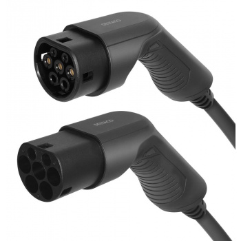 Deltaco e-Charge (11 kW / 16 A) Typ 2 till Typ 2 - Laddkabel 3 meter