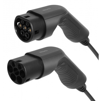 Deltaco e-Charge (3.6 kW / 16 A) Typ 2 till Typ 2 - Laddkabel 5 meter