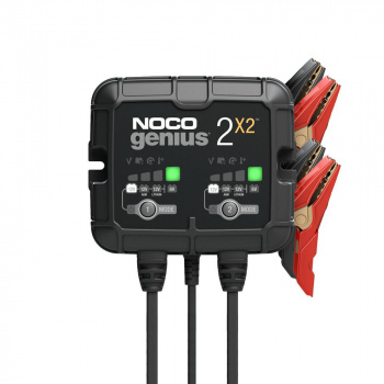 NOCO Genius 2X2 - Batteriladdare 6V/12V, 2 X 2A
