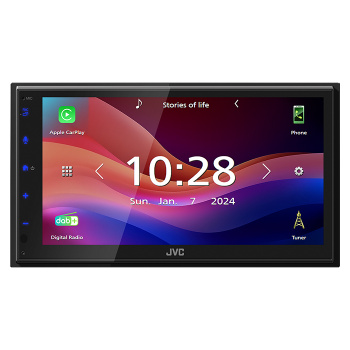 JVC KW-M695DBW app-radio 6,8" trådløs CarPlay/Android Auto