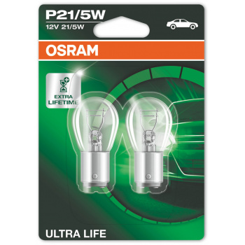 Osram Ultra Life - Lyspære P21/5W 21/5W 12 V 2-pakning