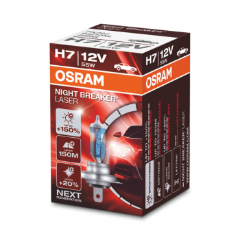 Osram Night Breaker Laser - Lyspære H7 55W 12 V 1-pakning