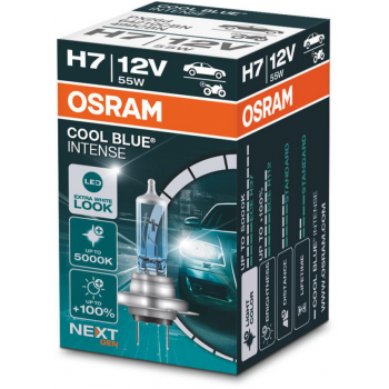 Osram Cool Blue Intense (Next Gen) - Lyspære H7 55W 12 V 1-pakning