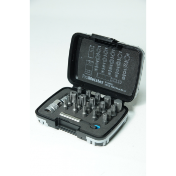 Torx bitsett 5-stjerners, 23 deler