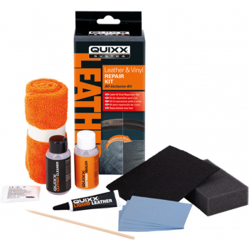 QUIXX Leather & Vinyl Repair Kit - Skinn&ndash; och l&auml;derv&aring;rd 30, 6 ml