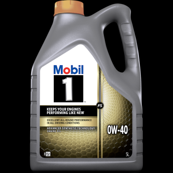 Mobil 1 FS 0W-40 helsyntetisk motorolja 5 l, API SN Plus, VW 502 00