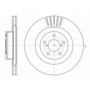 Mekster Bromsskiva Fram, ⌀294 mm