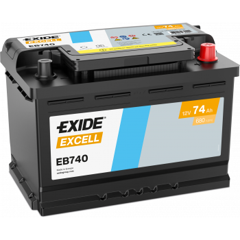 Exide Excell EB740 74 Ah