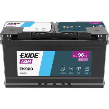 Exide AGM EK960 Start-Stop 96 Ah