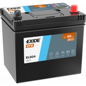Exide EFB EL604 Start-Stop 60 Ah