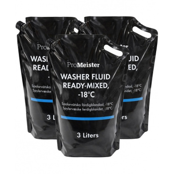 3 för 2, Spolarvätska Färdigblandad -18 °C 3 Liter ProMeister
