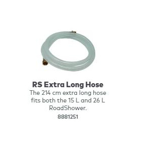 Roadshower erittäin pitkä letku