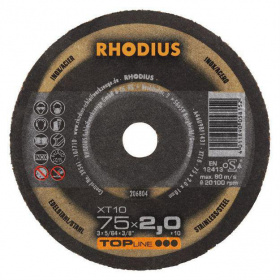 Katkaisulaikka XT10 Mini 75x2,0x10,00mm Rhodius