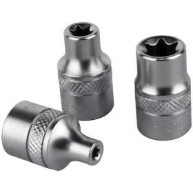 Hylsy 1/2" sisäinen Torx E12 ProMeister