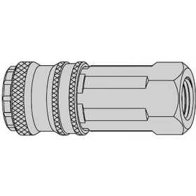 Paineilman pikaliitin 3/8" G sisäkierre NBR. Sarja 320 eSafe, DN 7,6 Cejn