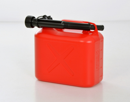 Bensinkanne 5 l röd