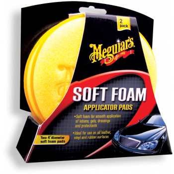 Meguiars Soft Foam Applicator Pads - Appliceringssvampar 2-pack