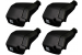 MontBlanc Xplore Fotsett/Lastholderfot 7503/787503 - 4-pakning