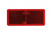 Reflex Rød Rektangulær 96x42mm