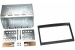 Monteringsram 2-din Citroen C2,C3,Berlingo, Jumpy, Scudo