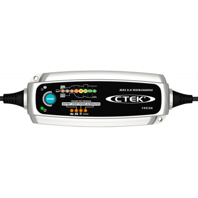 CTEK MXS 5.0 TEST & CHARGE - Batterilader 12V, 4.3A