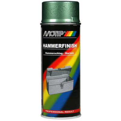 Motip Hammerlakk - Grønn 400 ml - Antirustmaling / Metallmaling