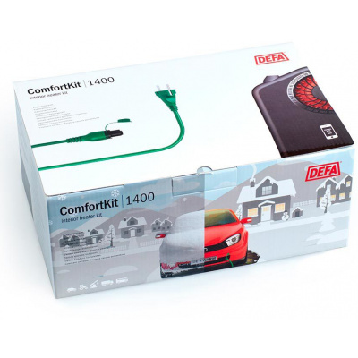 DEFA ComfortKit 1400 W - Bilvarmepakke DEFA interior plug
