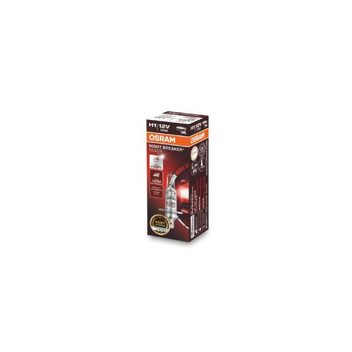 Lampa, H1 NIGHT BREAKER SILVER, 1-pack Osram
