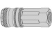 Tryckluftskoppling 3/8" G INV NBR. Serie 320 eSafe, DN 7.6 Cejn