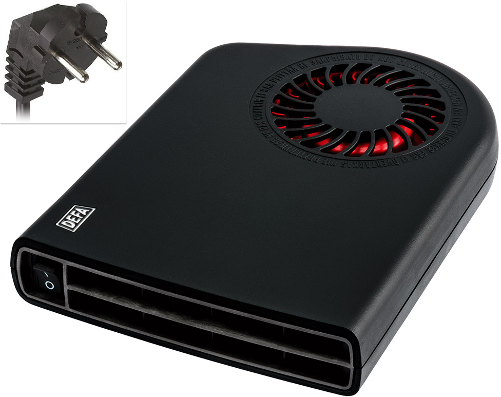 DEFA Termini II 1400 W - Kupévärmare Stickkontakt - 430056 - Volvo - VW - Toyota - Ford - Mercedes - Renault - Audi - Peugeot