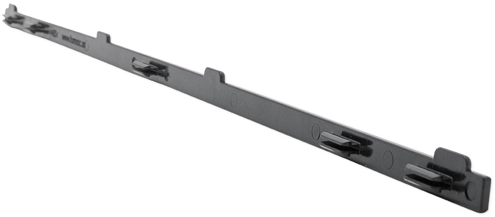 Låseliste for nummerplateholder/skiltholder for EU-plate