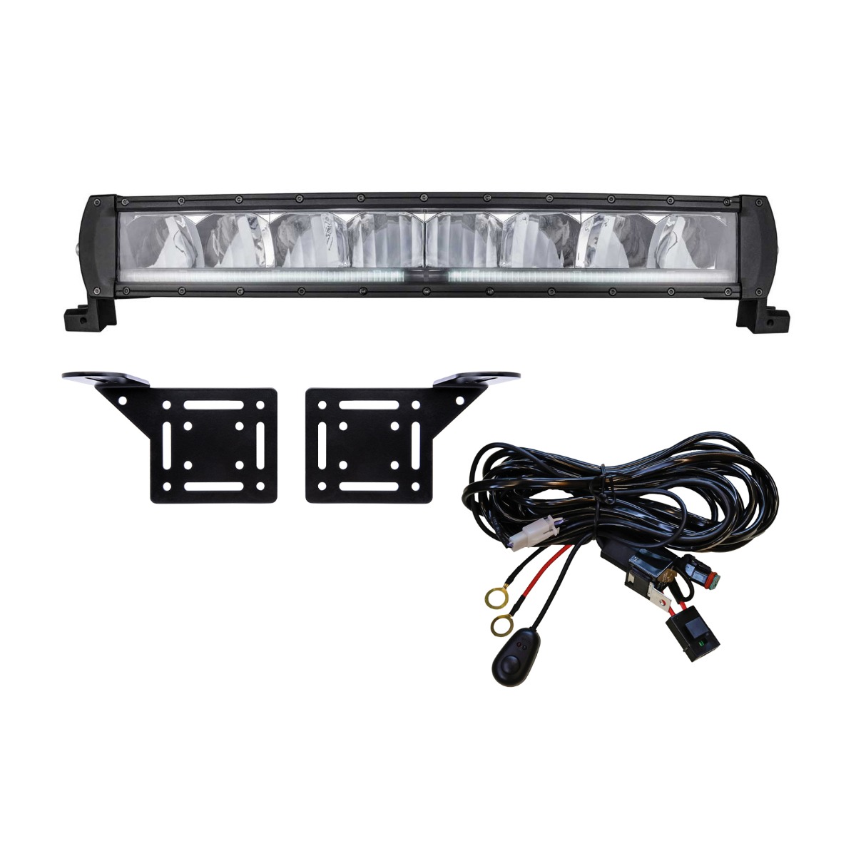 LED-rampepakke Aireflect Curved 120W 8000 lumen