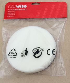 Carwise 150 mm - vit - Polerrondell 1-pack