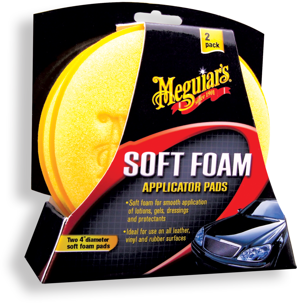 Meguiars Soft Foam Applicator Pads - Søknad Svamper 2-Pack