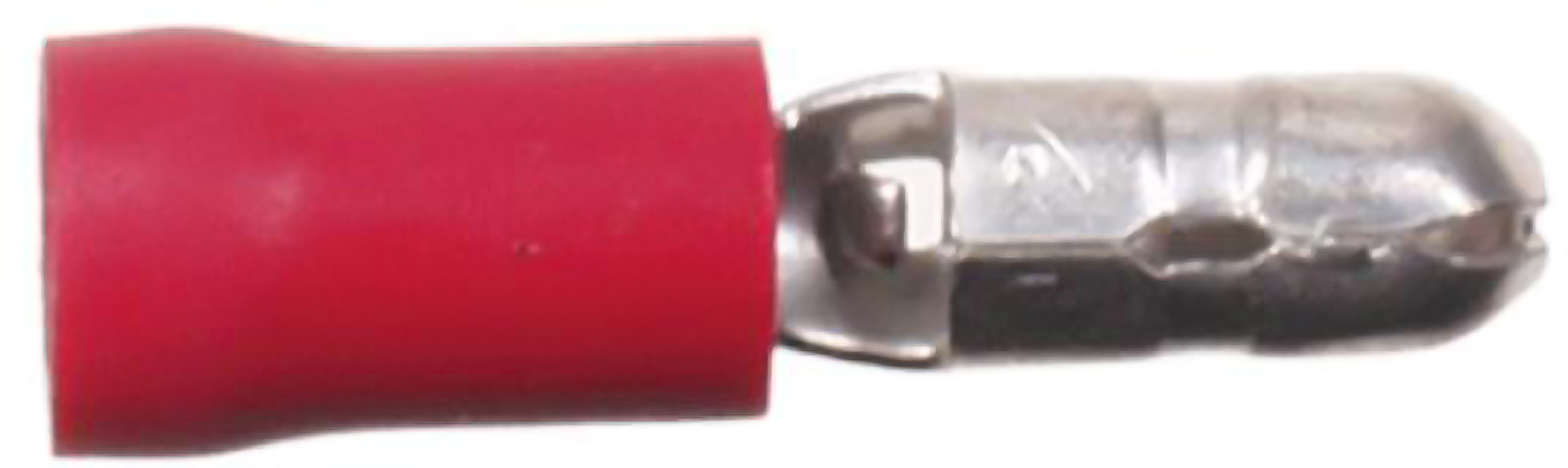 Rundstift hane 0,5-1,0mm² Röd