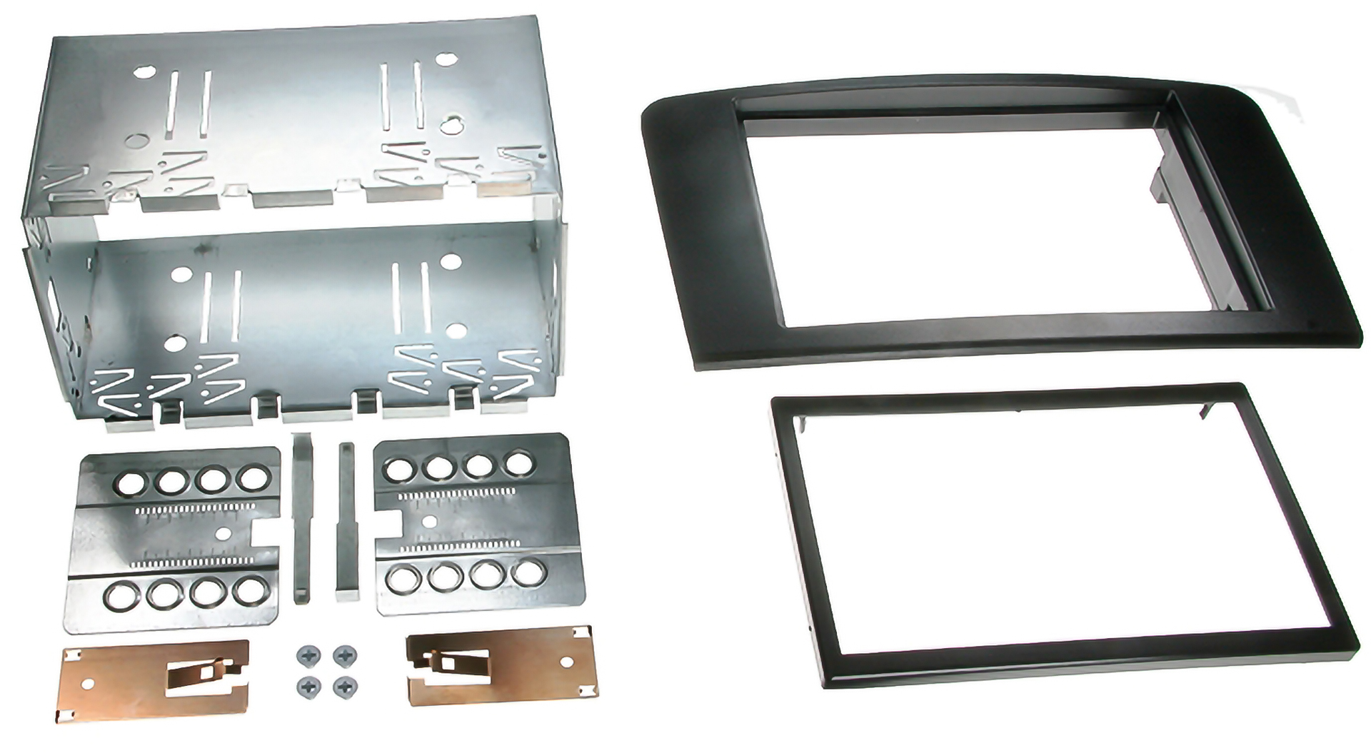 Monteringsram 2-DIN fack Mercedes M-klass 2005-2011