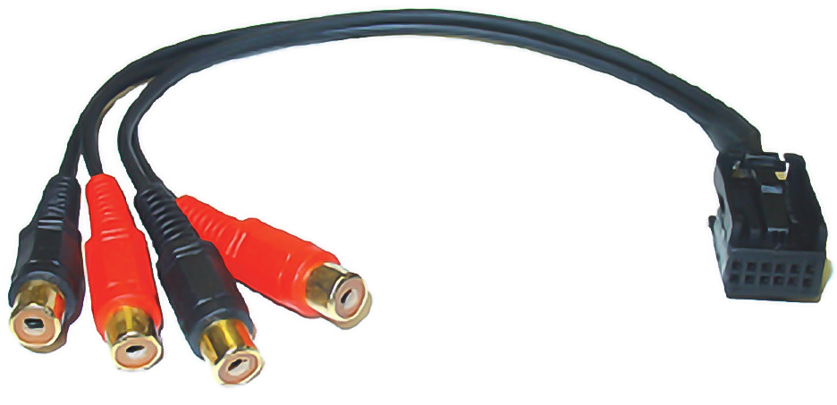 Volkswagen Aux in/out-kabel, original huvudenhet
