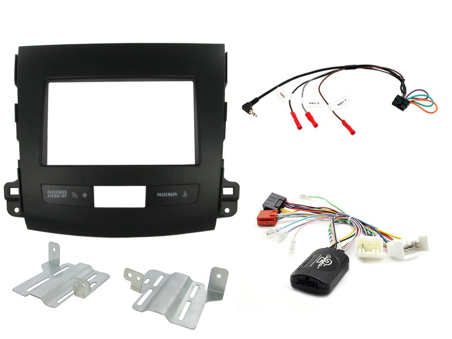 Installationskit Mitsubishi Outlander 07-13, Aktivt Rockford system