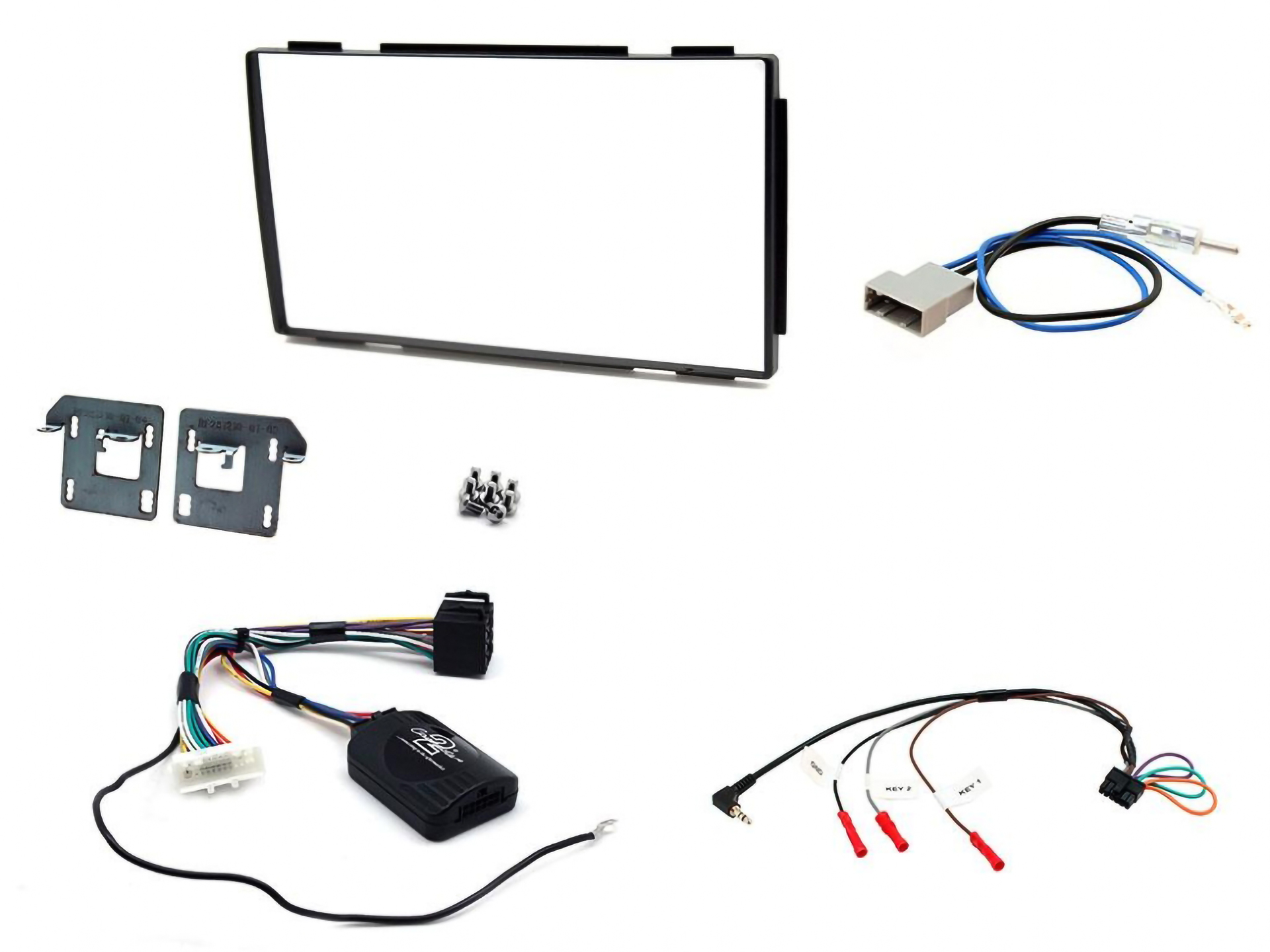 Installationskit Nissan Qashqai 07-13, Svart