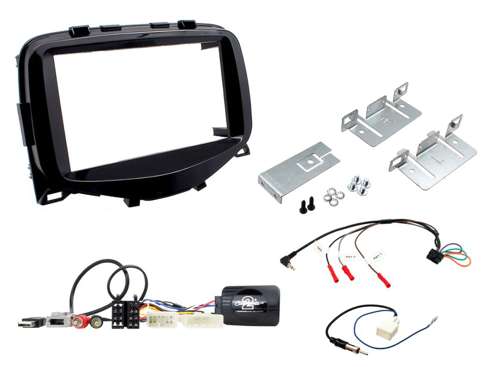 Installationskit Toyota Aygo 2014> Svart