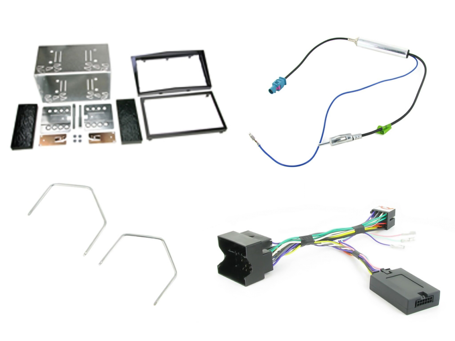 Installationskit Opel Astra/Corsa 04-10, Pianosvart