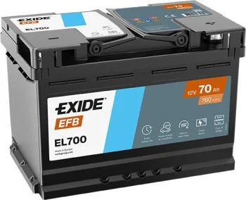Exide EFB EL700 Start-Stop 70 Ah