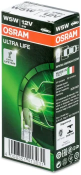 P&aelig;re, W5W ULTRA LIFE, 1 stk Osram