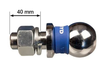 Kule 50 mm, 25 mm tapp till traktorer eller balkfästen